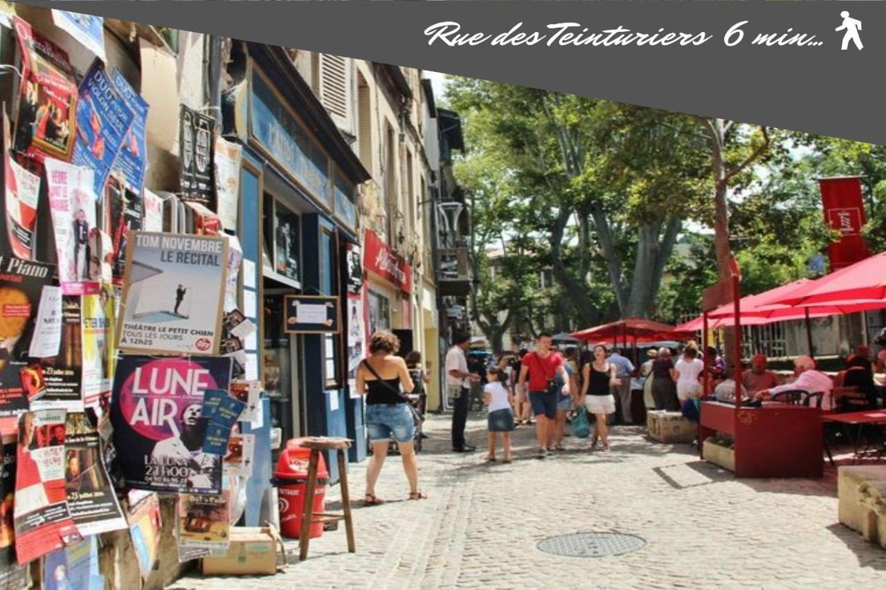 Le Chapeau Rouge Au Coeur Du Centre Historique Avignon Buitenkant foto